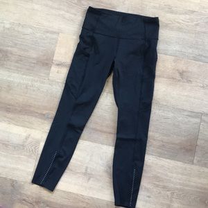 Lululemon Fast and Free Tight 28” Reflective Sz 6